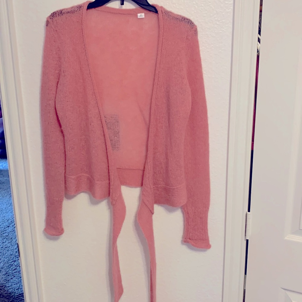Wrap Around Pink Sweater Sz M